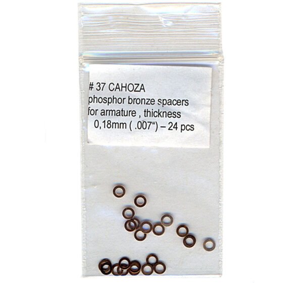 Cahoza Phosphor Bronze Spacers For Armature .007"