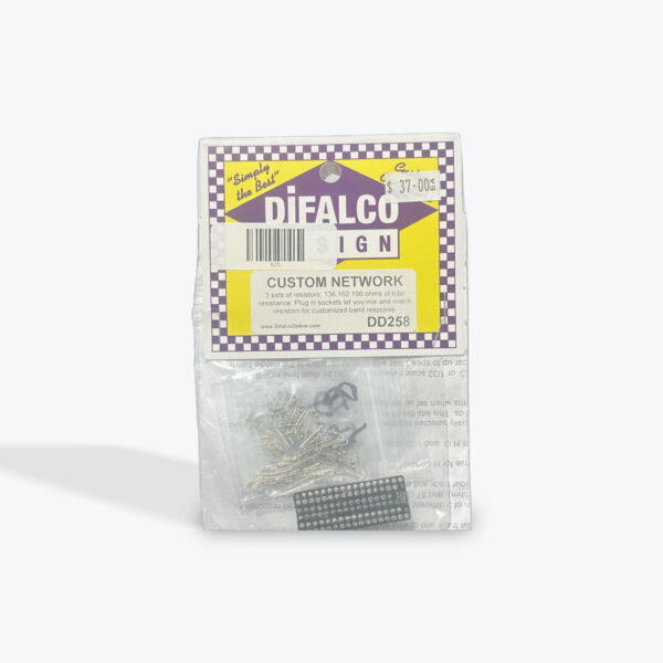 Custom Network 3 Set Of Resistors 136, 162, 198 Ohms Difalco
