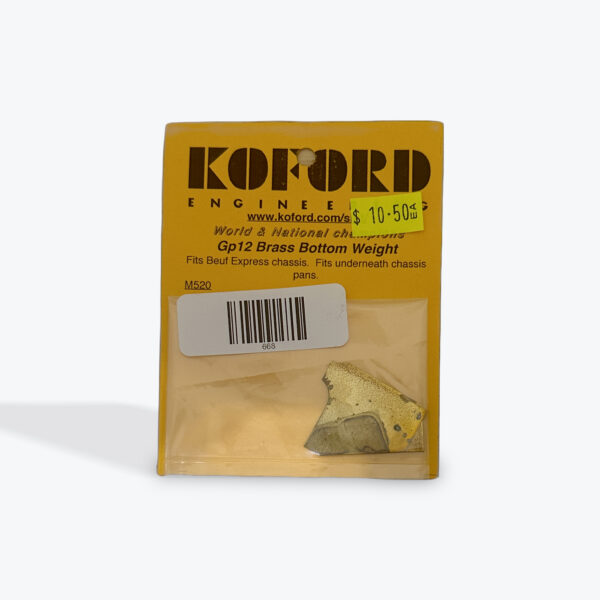 Gp12 Brass Bottom Weight Koford