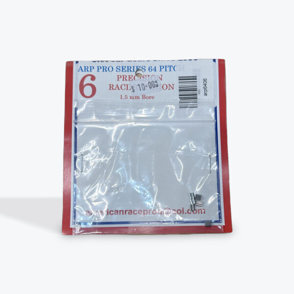 6T 64p ARP Precision Racing Pinion 1.5mm Bore