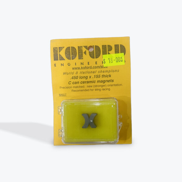 .450 Long X .155 Thick C Can Ceramic Magnets Koford