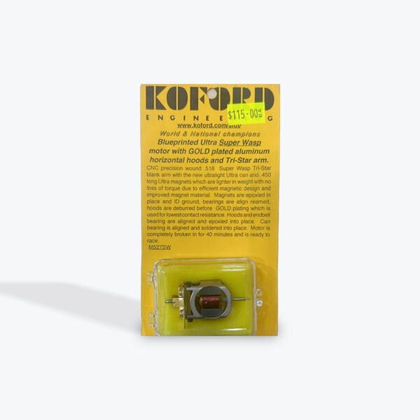 Blueprinted Ultra Super Wasp Motor With Gold Plated Aluminum Horizontal Hoods & Tri-Star Arm Koford