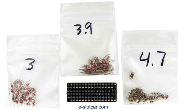 Custom Network 3 Set Of Resistors 87, 113, 136 Ohms Difalco