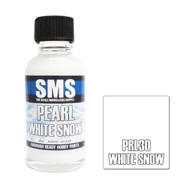 SMS Airbrush Ready 30ml - Pearl White Snow