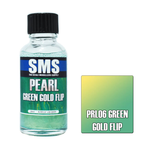 SMS Airbrush Ready 30ml - Pearl Green Gold Flip