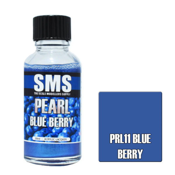 SMS Airbrush Ready 30ml - Pearl Blue Berry