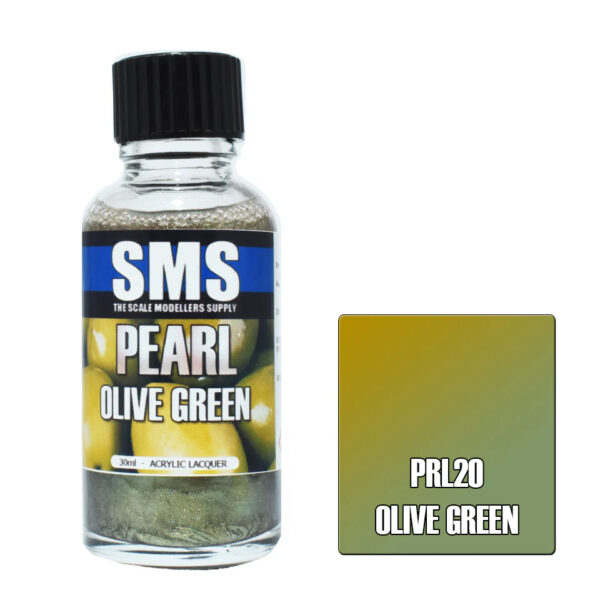 SMS Airbrush Ready 30ml - Pearl Olive Green