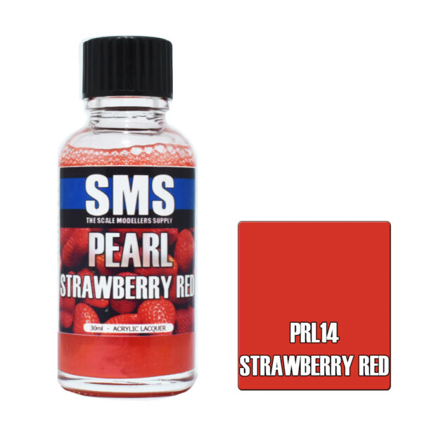SMS Airbrush Ready 30ml - Pearl Strawberry Red