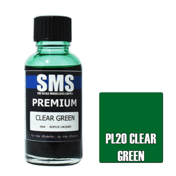 SMS Airbrush Ready 30ml - Premium Clear Green
