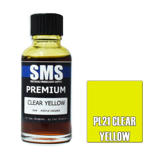 SMS Airbrush Ready 30ml - Premium Clear Yellow