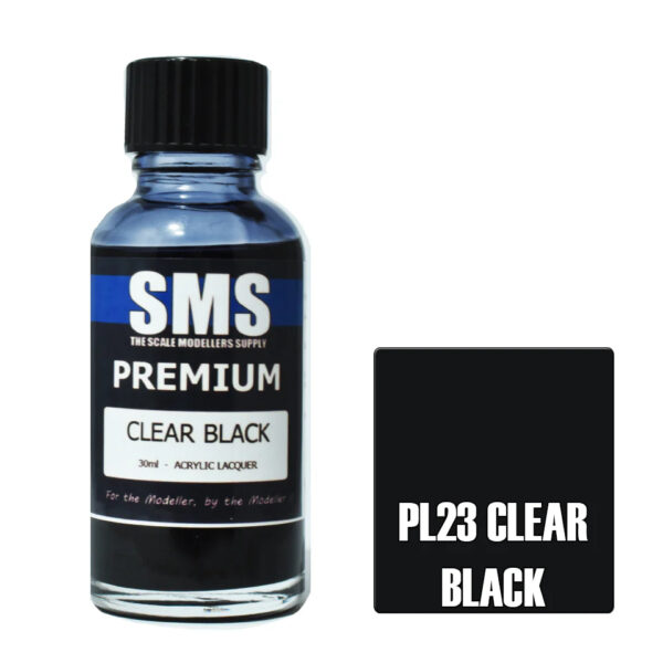 SMS Airbrush Ready 30ml - Premium Clear Black