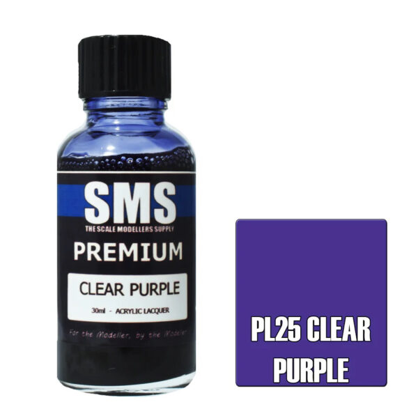 SMS Airbrush Ready 30ml - Premium Clear Purple
