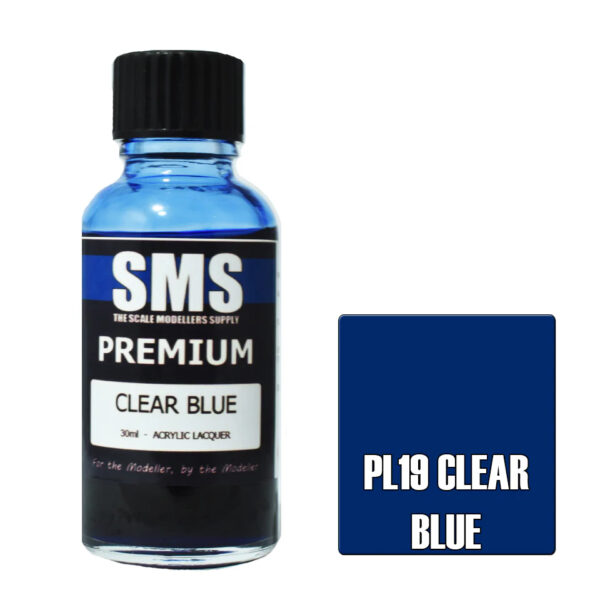 SMS Airbrush Ready 30ml - Premium Clear Blue