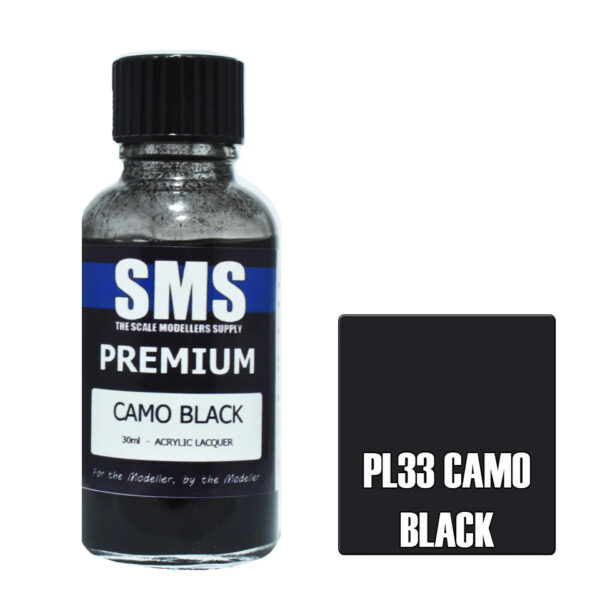 SMS Airbrush Ready 30ml - Premium Camo Black