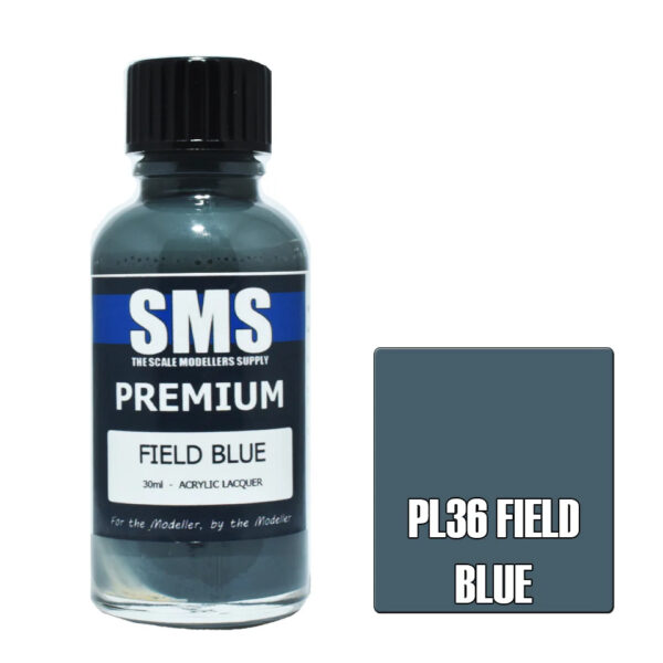 SMS Airbrush Ready 30ml - Premium Field Blue