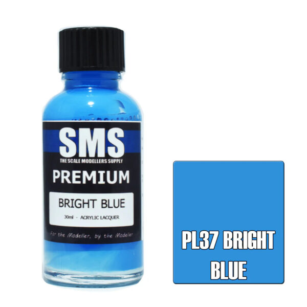 SMS Airbrush Ready 30ml - Premium Bright Blue