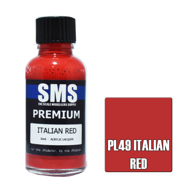 SMS Airbrush Ready 30ml - Premium Italian Red