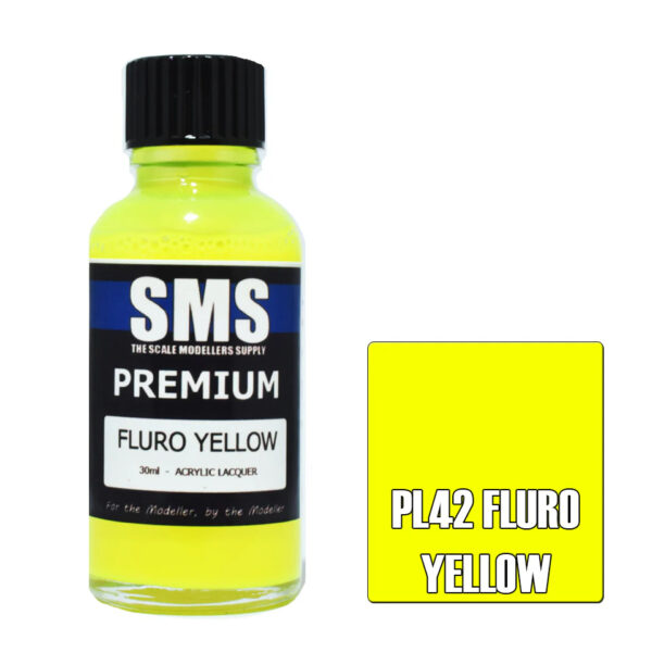 SMS Airbrush Ready 30ml - Premium Fluro Yellow