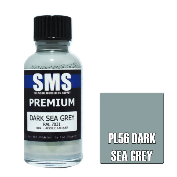 SMS Airbrush Ready 30ml - Premium Dark Sea Grey