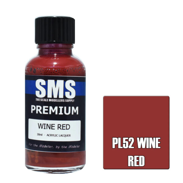 SMS Airbrush Ready 30ml - Premium Wine Red
