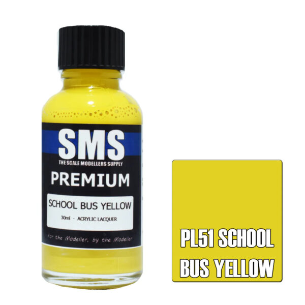 SMS Airbrush Ready 30ml - Premium School Bus Yellow