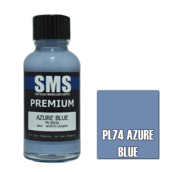SMS Airbrush Ready 30ml - Premium Azure Blue
