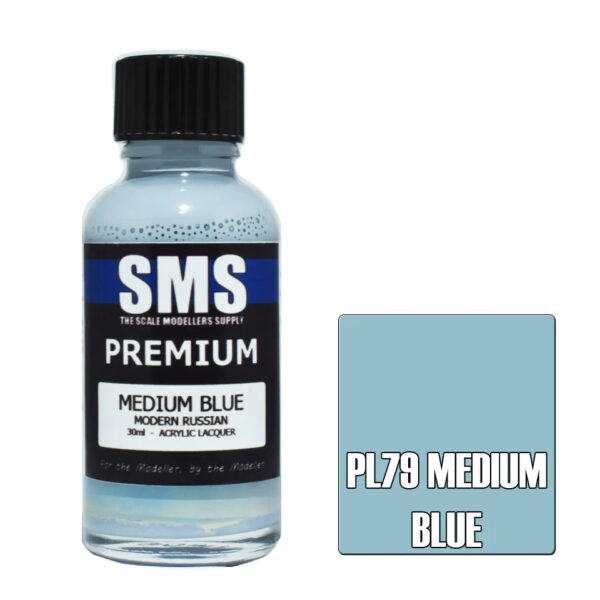 SMS Airbrush Ready 30ml - Premium Medium Blue