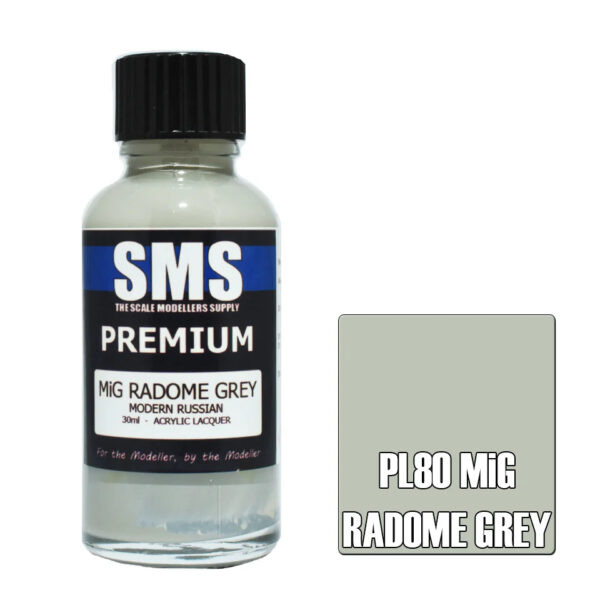 SMS Airbrush Ready 30ml - Premium Mig Radome Grey