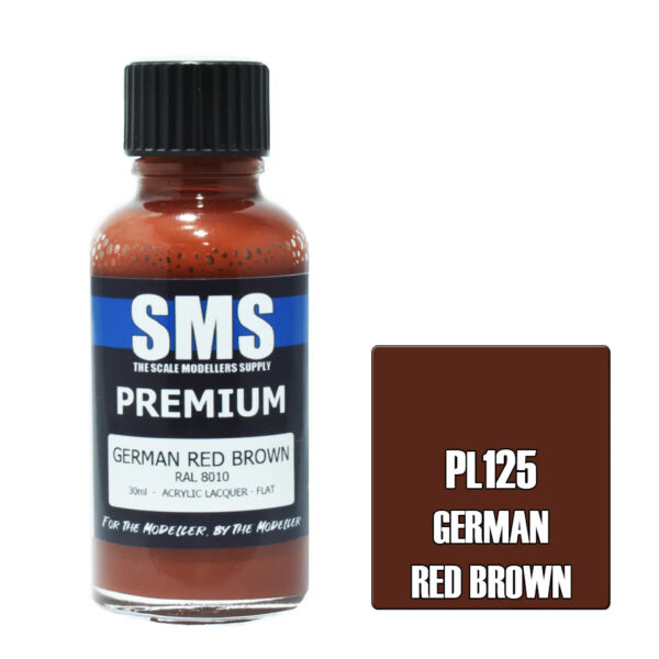 SMS Airbrush Ready 30ml - Premium German Red Brown