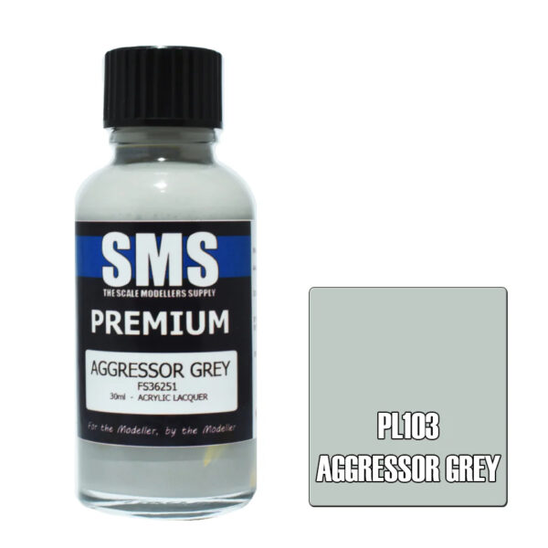 SMS Airbrush Ready 30ml - Premium Aggressor Grey