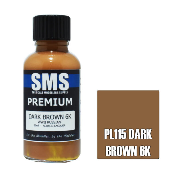 SMS Airbrush Ready 30ml - Premium Dark Brown 6K