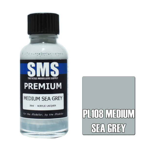 SMS Airbrush Ready 30ml - Premium Medium Sea Grey