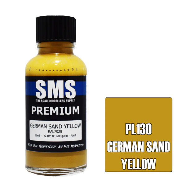 SMS Airbrush Ready 30ml - Premium German Sand Yellow
