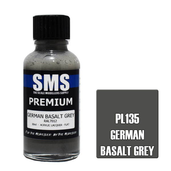 SMS Airbrush Ready 30ml - Premium German Basalt Grey