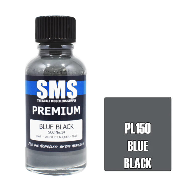 SMS Airbrush Ready 30ml - Premium Blue Black