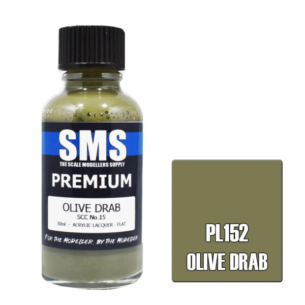 SMS Airbrush Ready 30ml - Premium Olive Drab