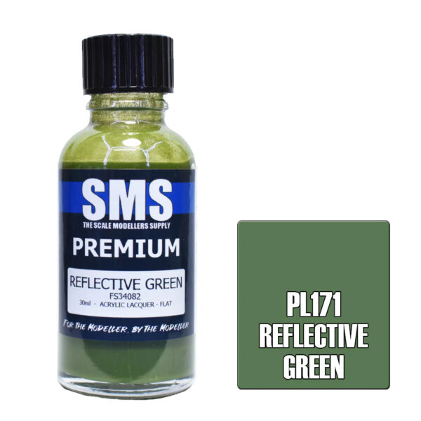 SMS Airbrush Ready 30ml - Premium Reflective Green