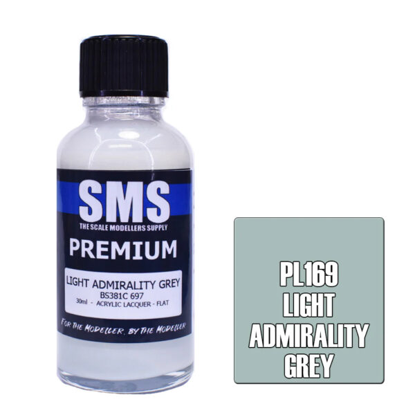 SMS Airbrush Ready 30ml - Premium Light Admirality Grey