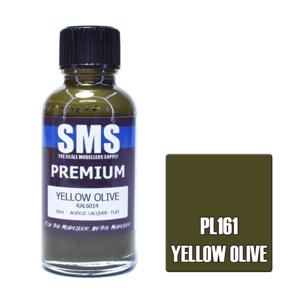 SMS Airbrush Ready 30ml - Premium Yellow Olive