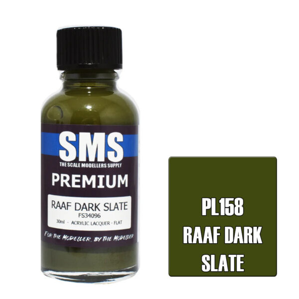SMS Airbrush Ready 30ml - Premium Raaf Dark Slate