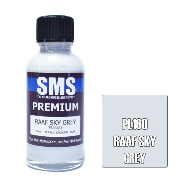 SMS Airbrush Ready 30ml - Premium Raaf Sky Grey