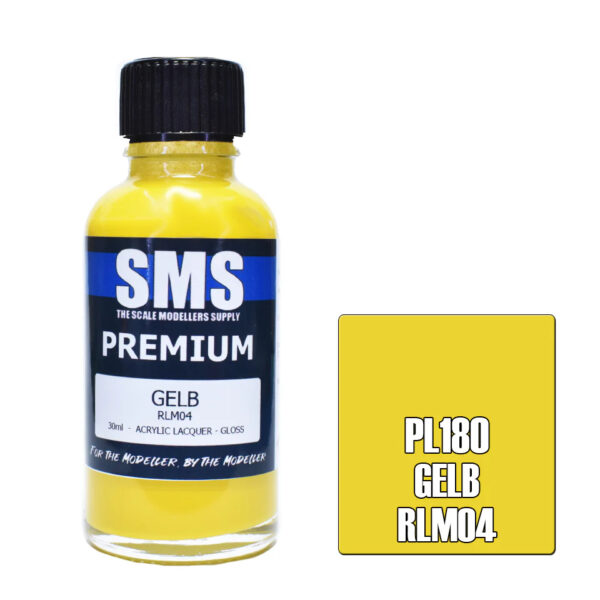 SMS Airbrush Ready 30ml - Premium Gelb