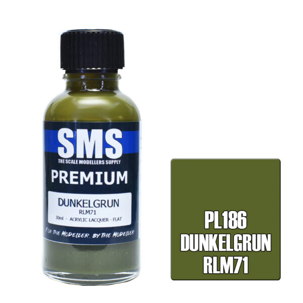 SMS Airbrush Ready 30ml - Premium Dunkelgrun