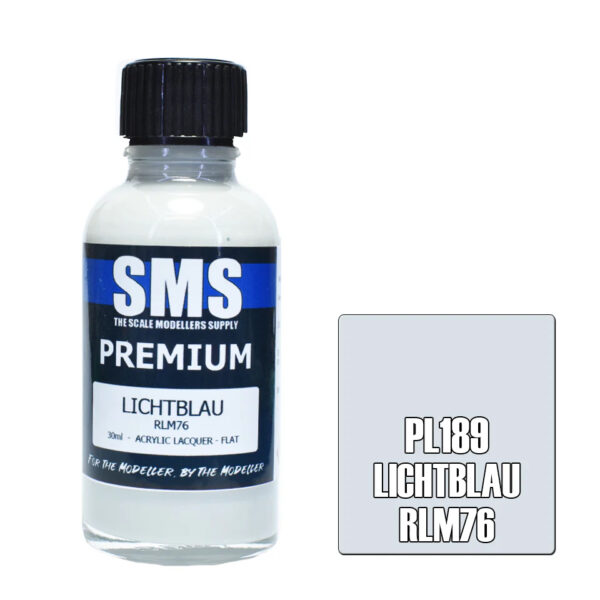 SMS Airbrush Ready 30ml - Premium Lichtblau
