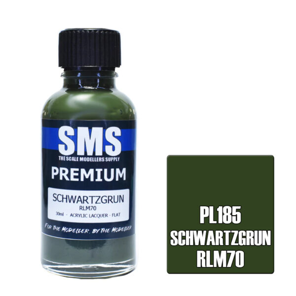 SMS Airbrush Ready 30ml - Premium Schwartzgrun