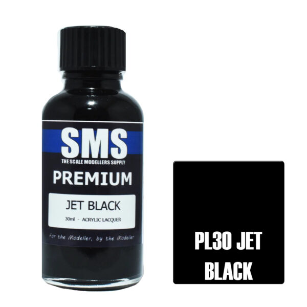 SMS Airbrush Ready 30ml - Premium Jet Black