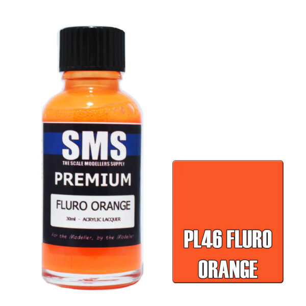 SMS Airbrush Ready 30ml - Premium Fluro Orange