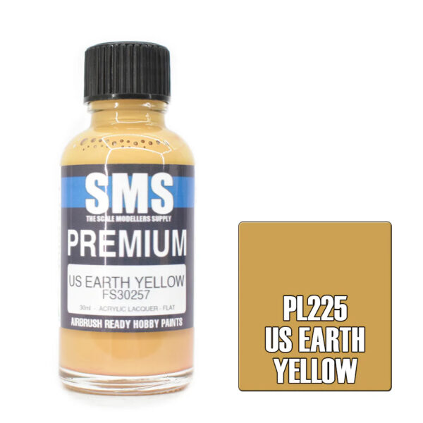 SMS Airbrush Ready 30ml - Premium US Earth Yellow
