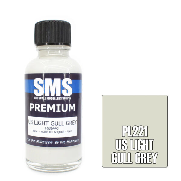 SMS Airbrush Ready 30ml - Premium US Light Gull Grey