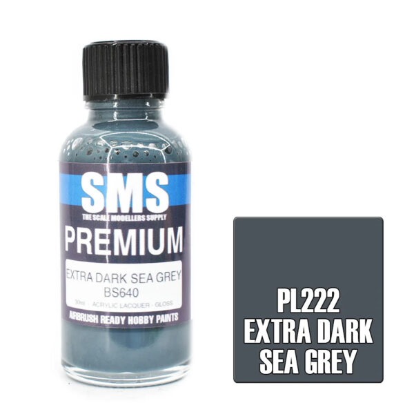 SMS Airbrush Ready 30ml - Premium Extra Dark Sea Grey